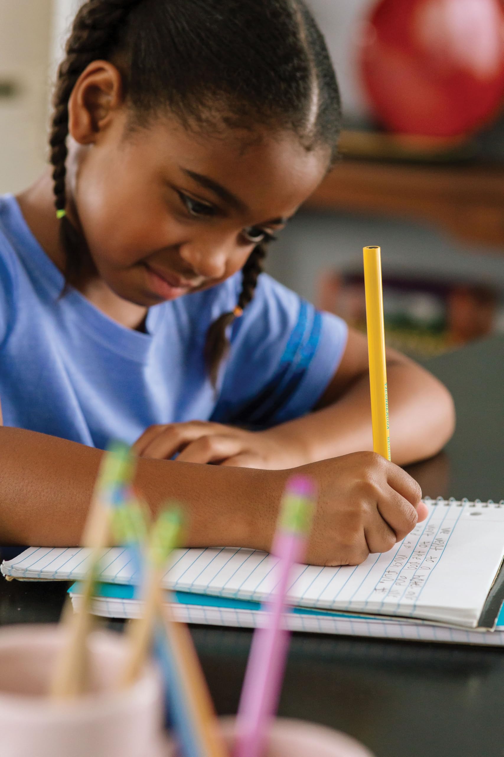 Ticonderoga® Beginners' Elementary Pencils, With Eraser, #2 Lead, Yellow Barrel, Pack Of 12 - Image 7