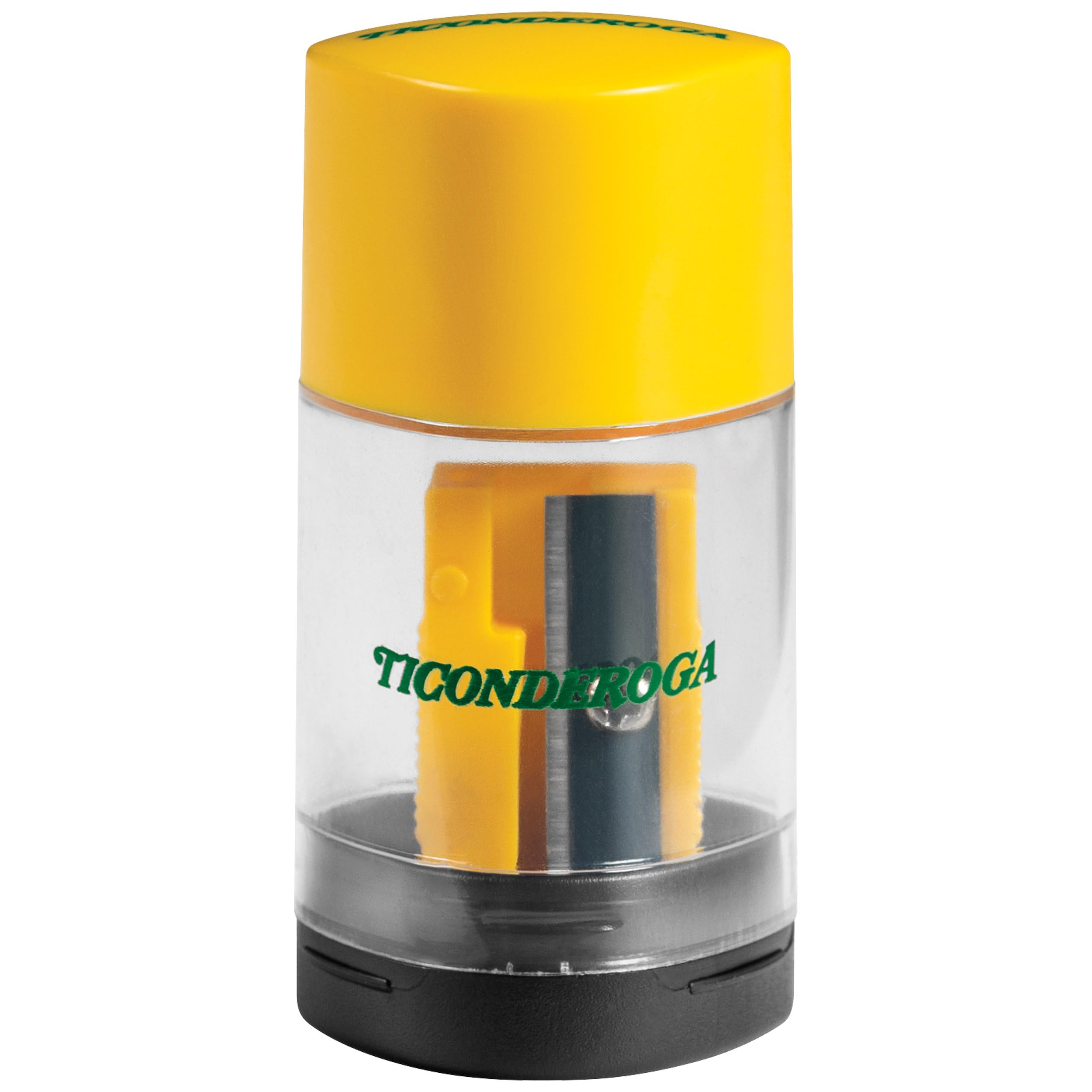 Ticonderoga Duo 2-in-1 Pencil Sharpener & Eraser, Yellow, 6 Count - Image 3
