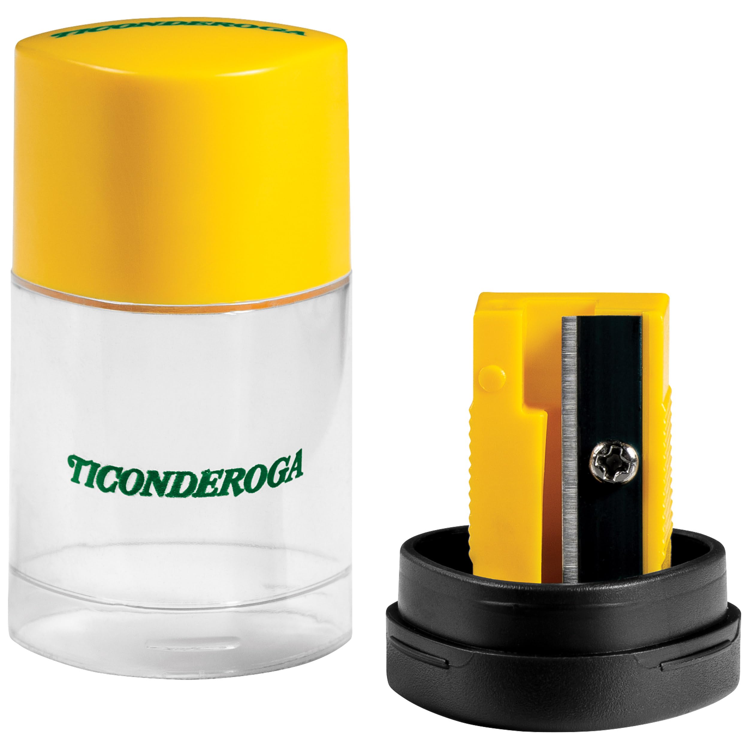 Ticonderoga Duo 2-in-1 Pencil Sharpener & Eraser, Yellow, 6 Count - Image 7