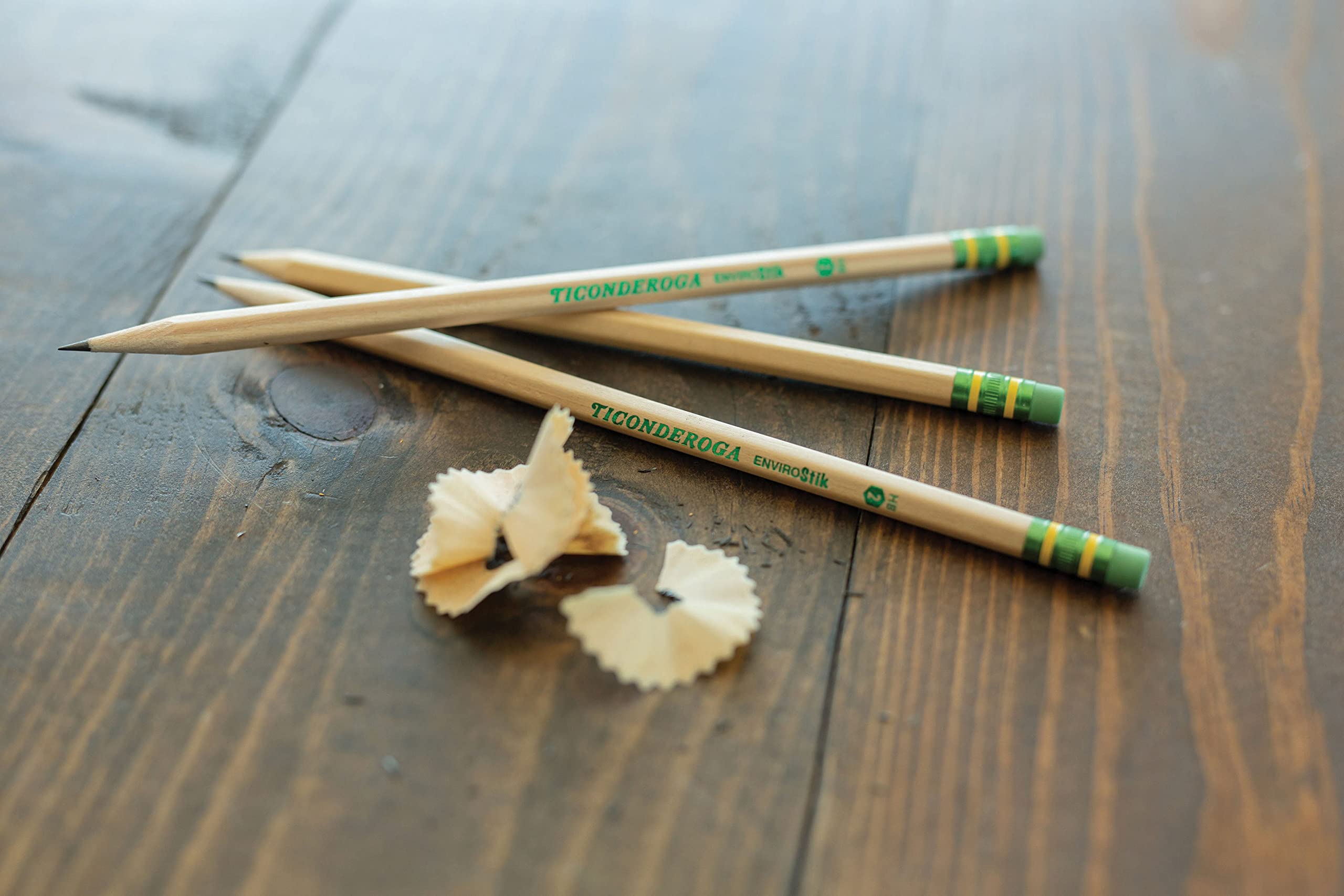 Ticonderoga Envirostik Wood-Cased Pencils, #2 HB Soft, Natural, 12 Count - Image 7