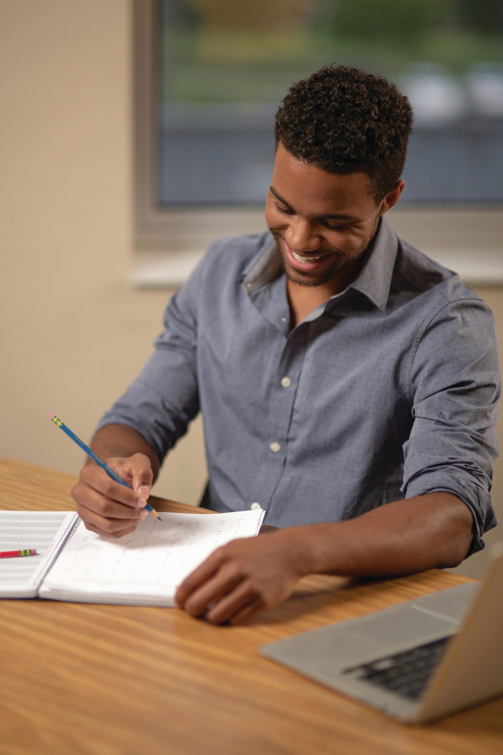 TICONDEROGA Erasable Checking Pencils, Pre-Sharpened with Eraser, Red, Pack of 2 (13901) - Image 7