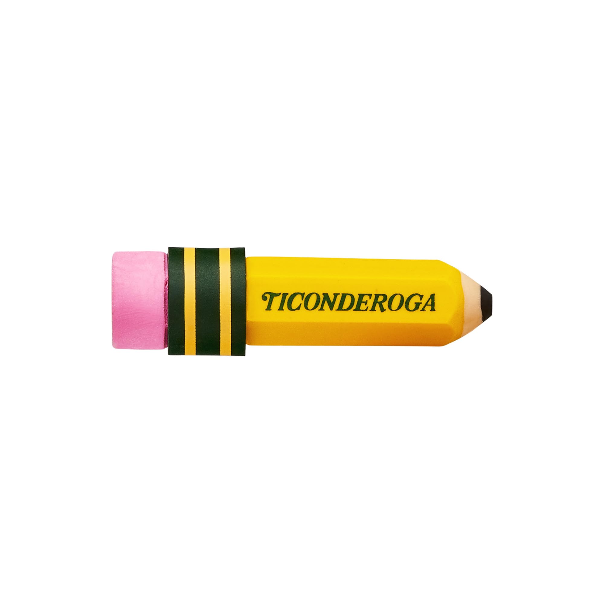 TICONDEROGA ® Erasers, Pencil Shaped, Yellow, 3 ct (38953) - Image 3