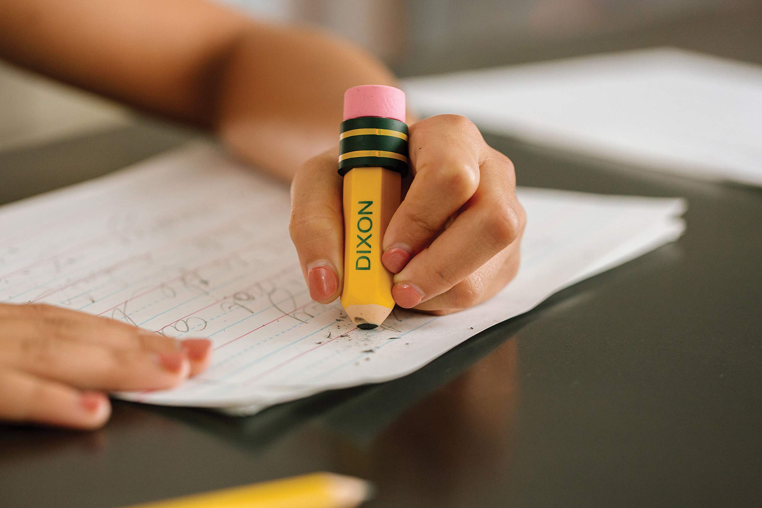 TICONDEROGA ® Erasers, Pencil Shaped, Yellow, 3 ct (38953) - Image 6