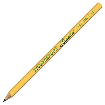 TICONDEROGA Laddie Pencils, Wood-Cased #2 HB Soft without Eraser, Yellow, 12-Pack (13040) - Image 4