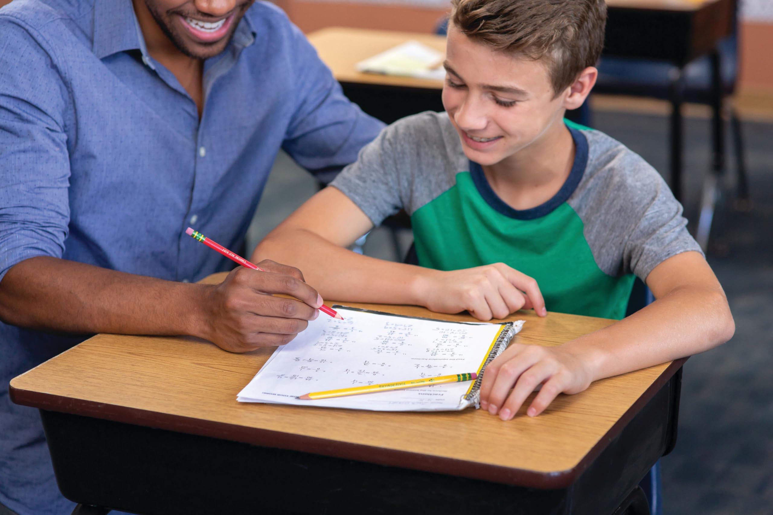 Ticonderoga My First Tri-Write Wood-Cased Pencils, Unsharpened, 2 HB Soft, With Erasers, Yellow, 36 Count - Image 9