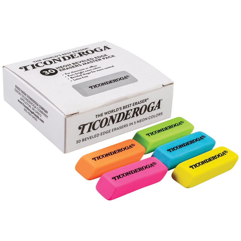Ticonderoga Neon Erasers - Image 6