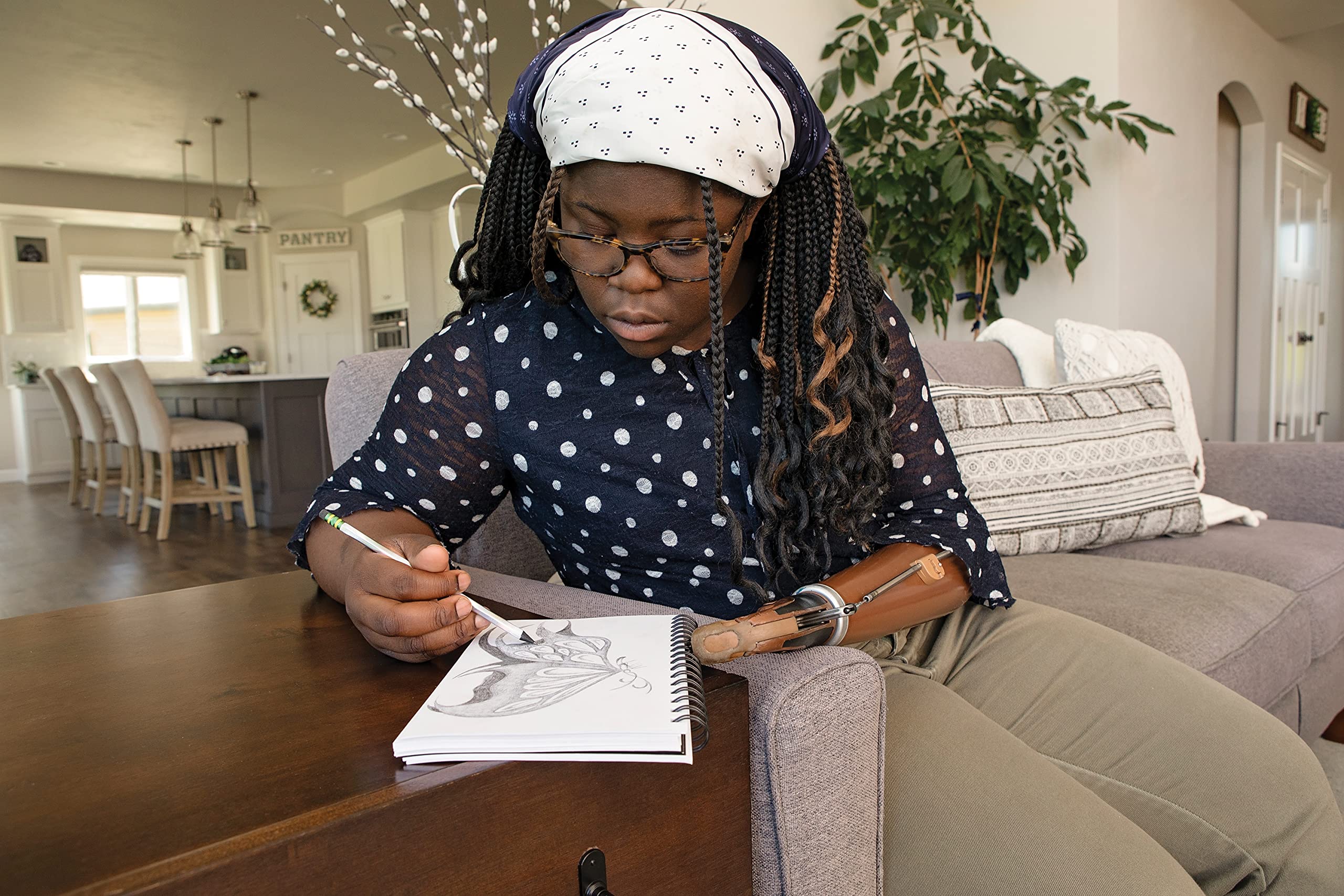 Ticonderoga Noir Black Wood-Cased #2 Pencils, Holographic Design, 12 Count - Image 6