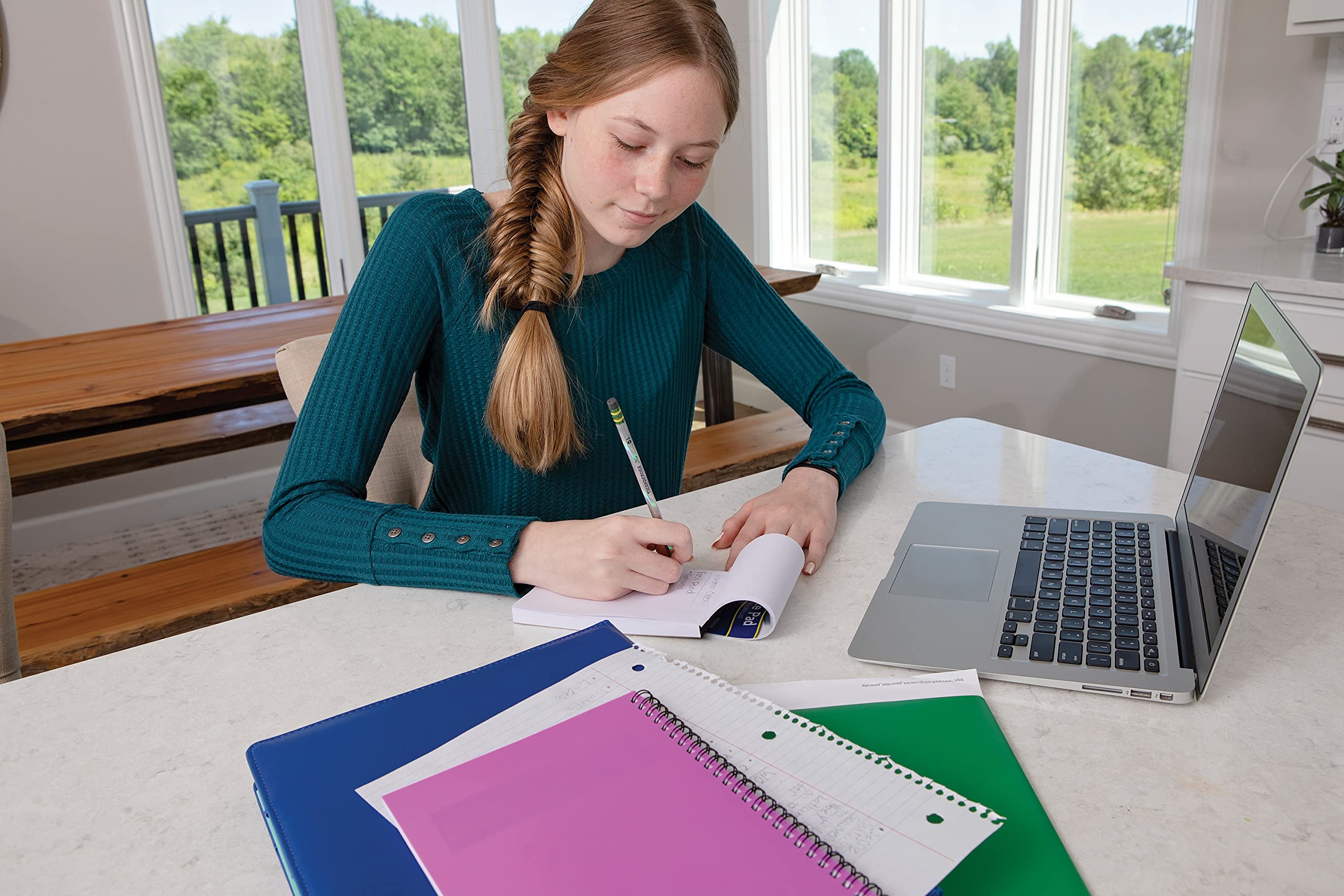 Ticonderoga Noir Black Wood-Cased #2 Pencils, Holographic Design, 12 Count - Image 7