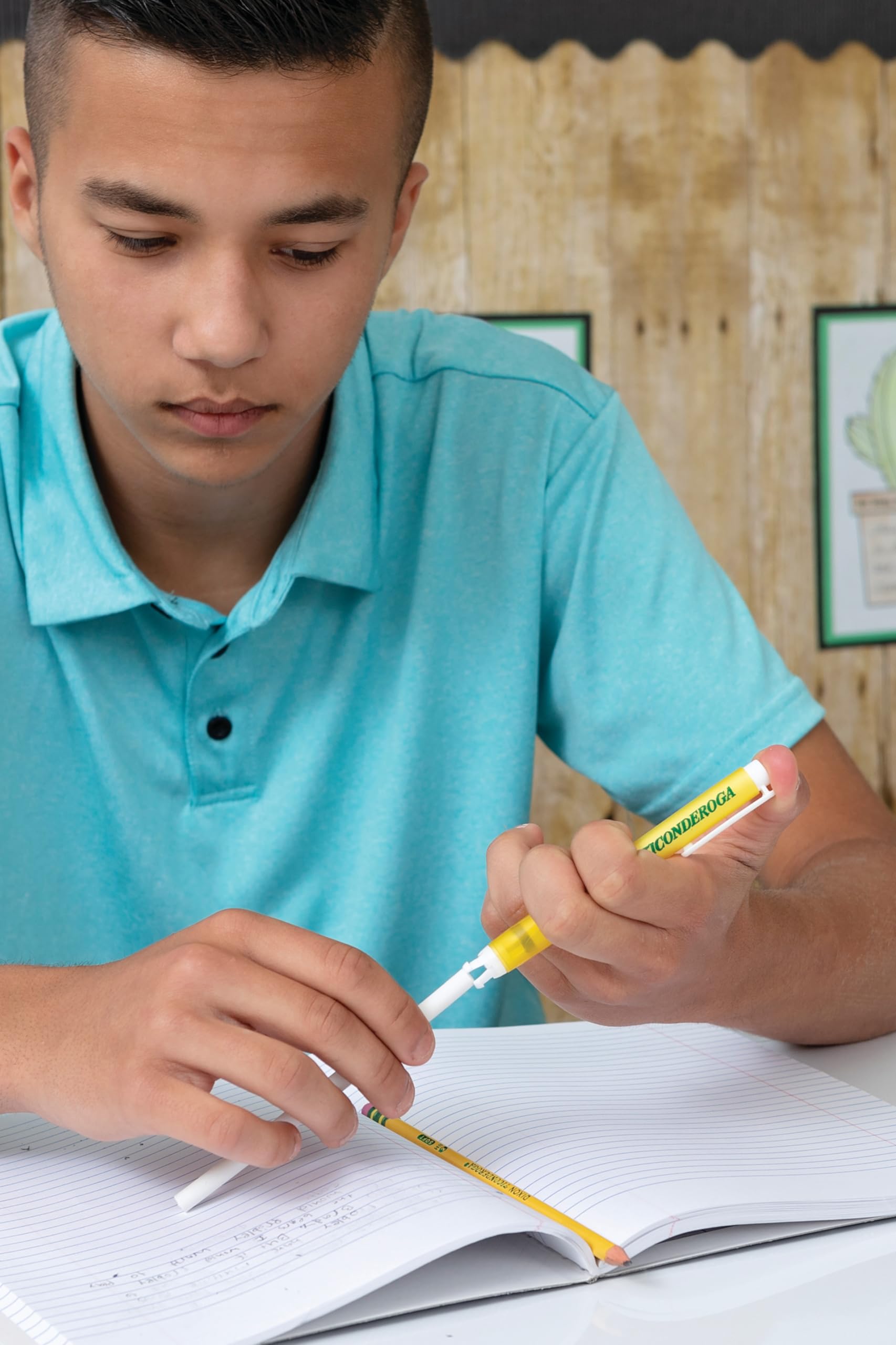 Ticonderoga Retractable Eraser Refills, White, 3 Count, 6 Packs (X38003) - Image 6