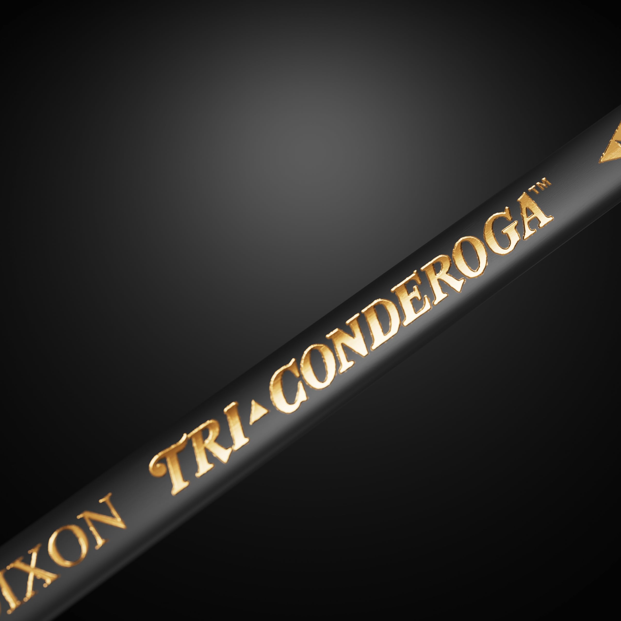 Dixon Tri-Conderoga Triangular Black Woodcase - Image 6