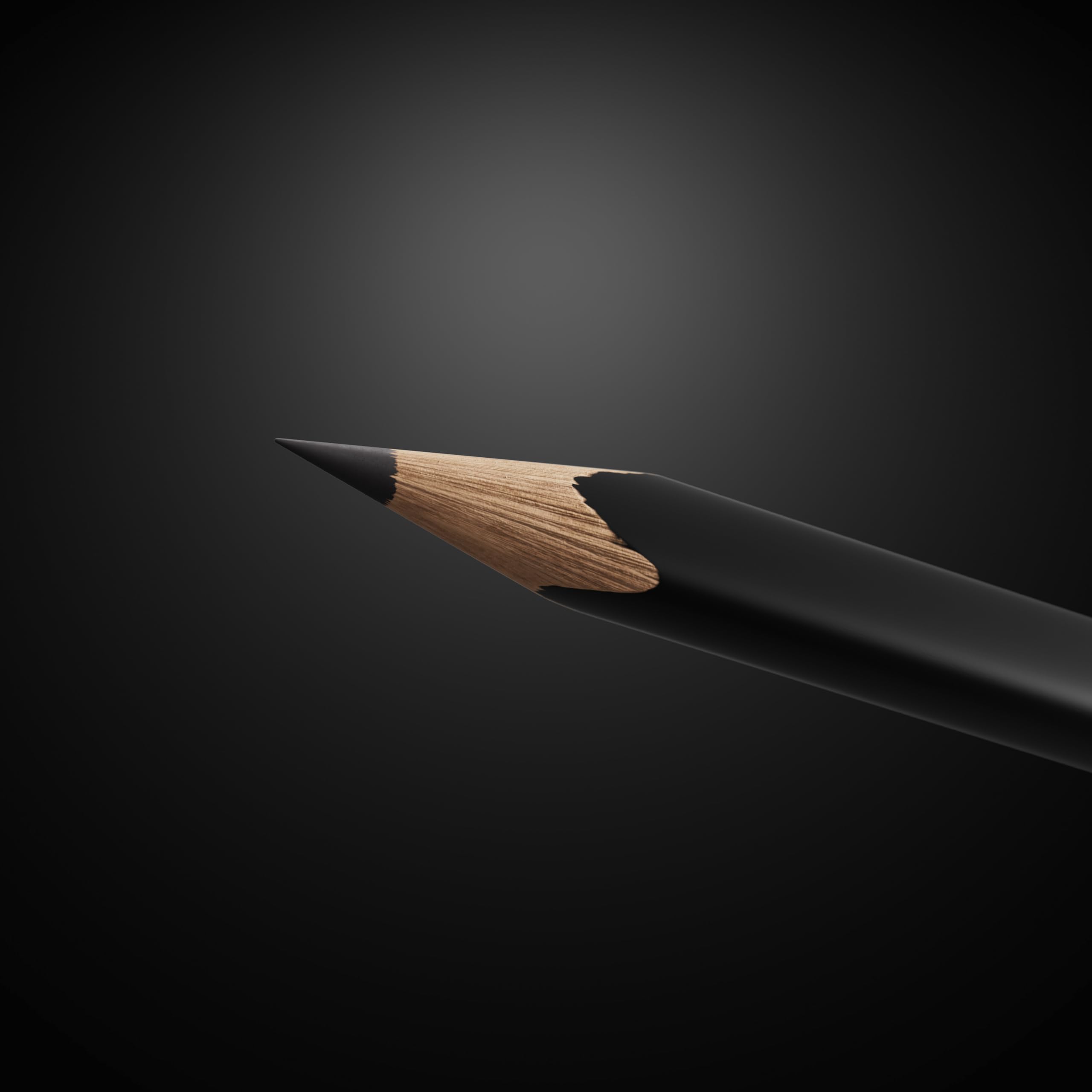 Dixon Tri-Conderoga Triangular Black Woodcase - Image 8