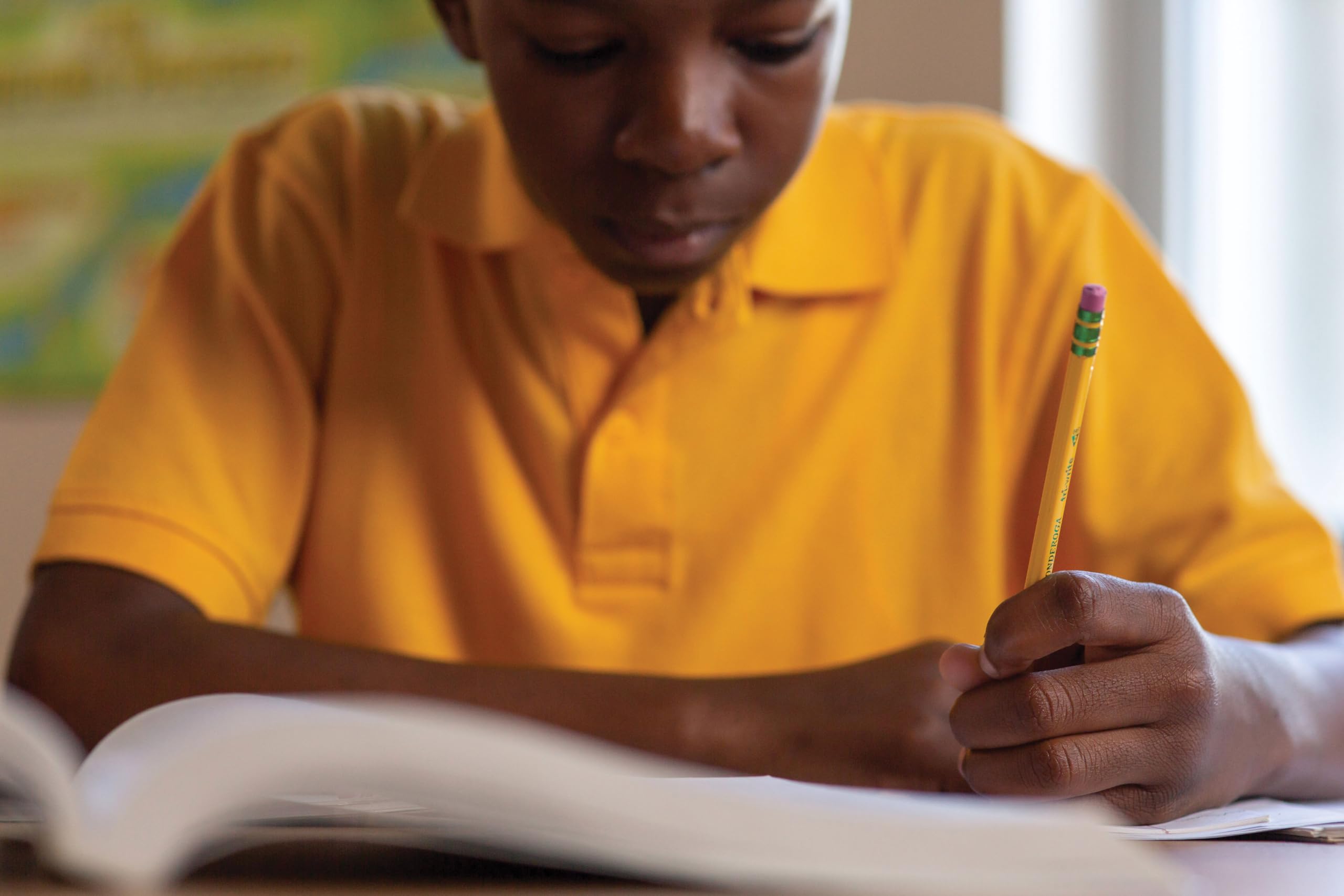 Ticonderoga Tri-Write Wood-Cased Pencils, 2HB Soft, Yellow, 12 Count - Image 7