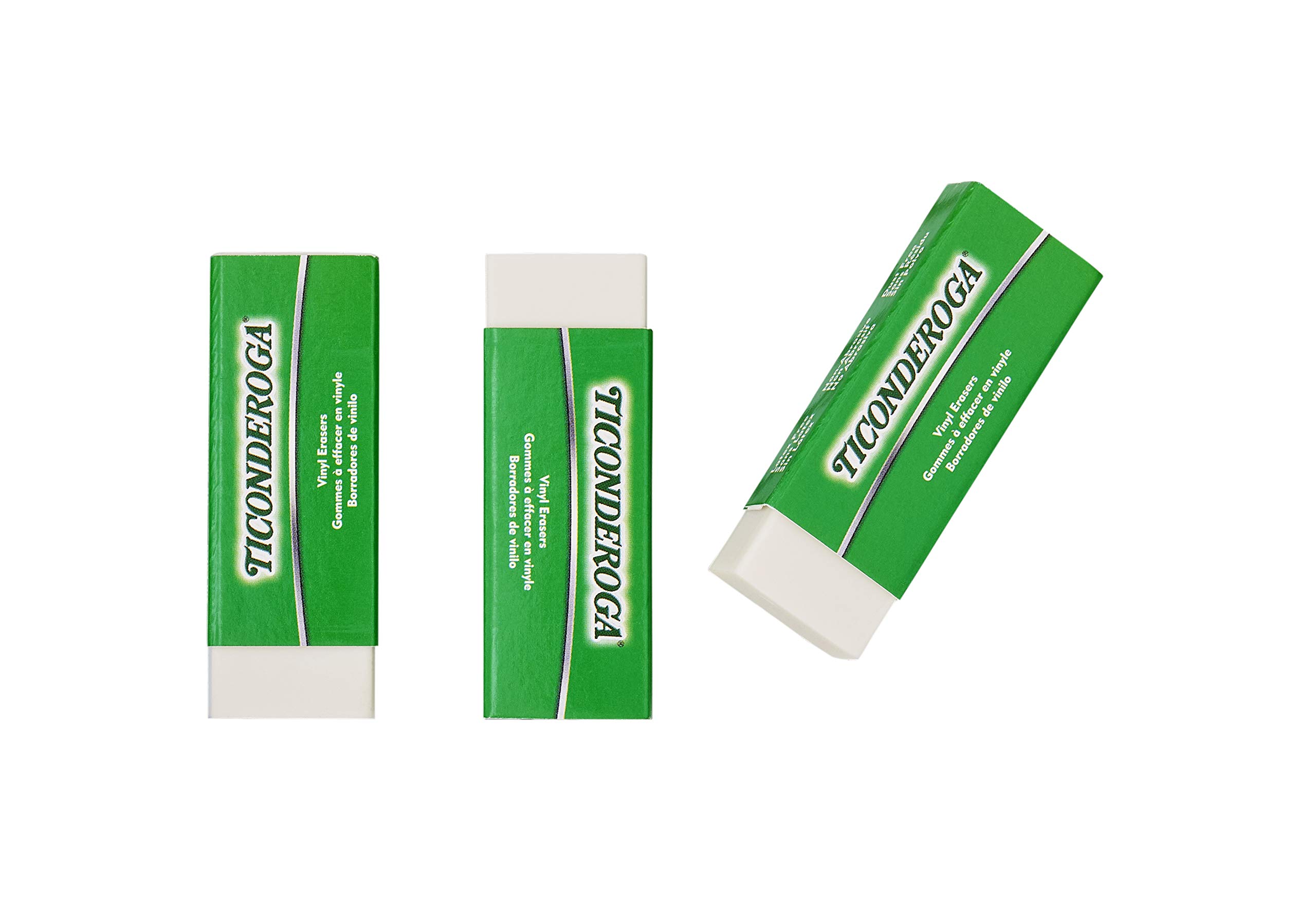 Ticonderoga Vinyl Erasers, White, 4 Count, 6 Packs (X38004) - Image 3