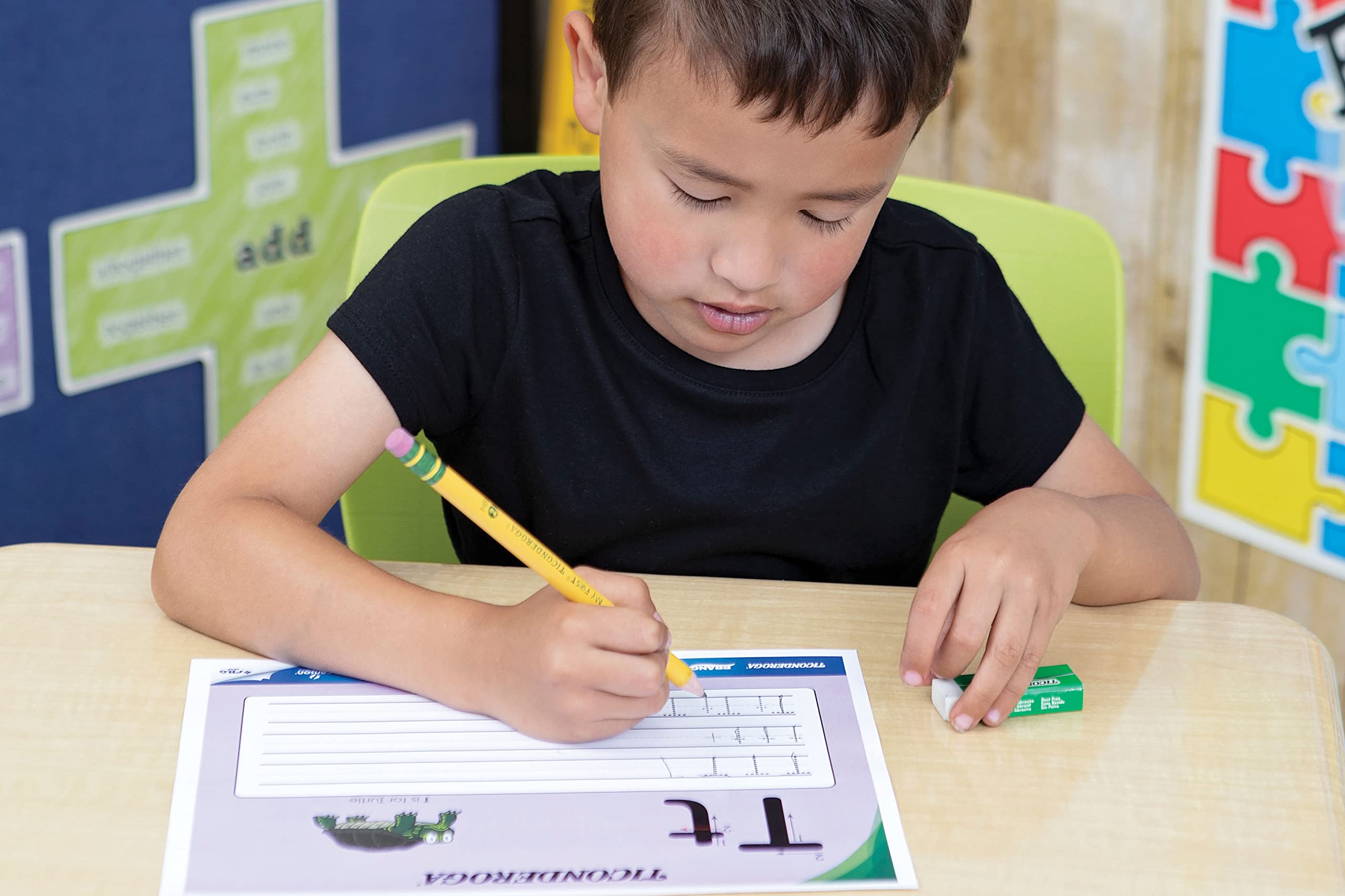 Ticonderoga Vinyl Erasers, White, 4 Count, 6 Packs (X38004) - Image 7