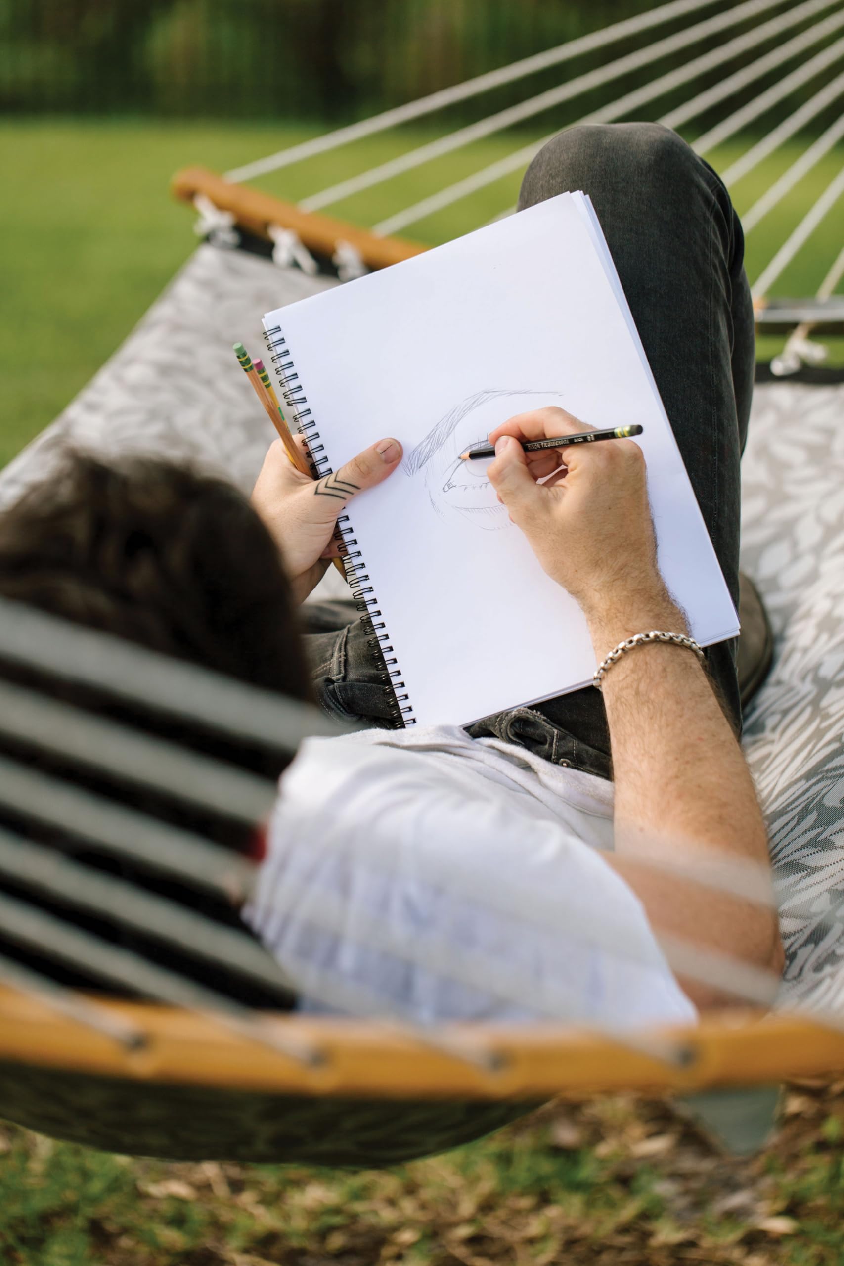 Ticonderoga Wood-Cased Pencils, 2 HB Soft, Black, 24 Count - Image 6