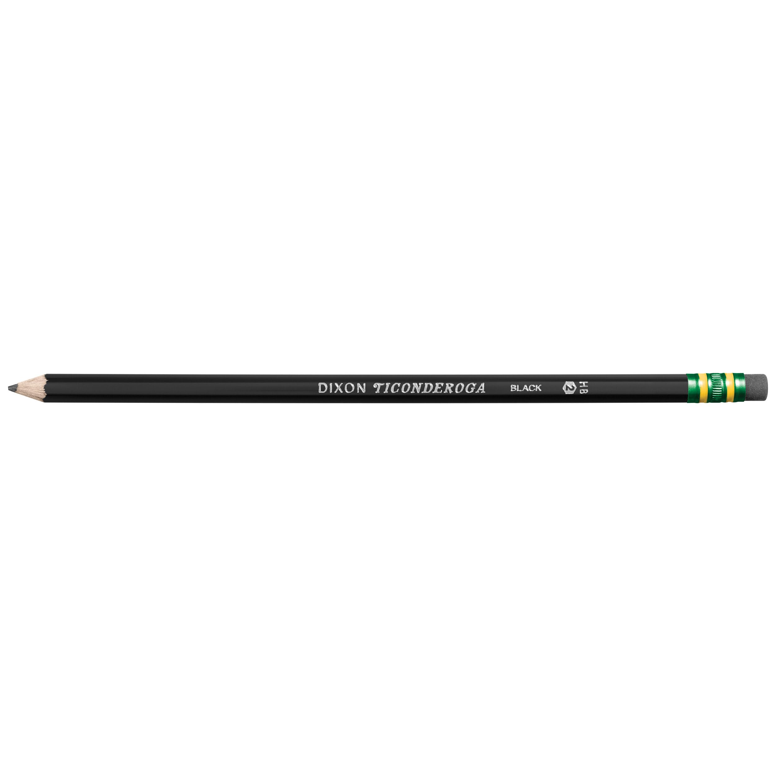 Ticonderoga Wood-Cased Pencils, Pre-Sharpened, 2 HB Soft, Black, 10 Count - Image 3