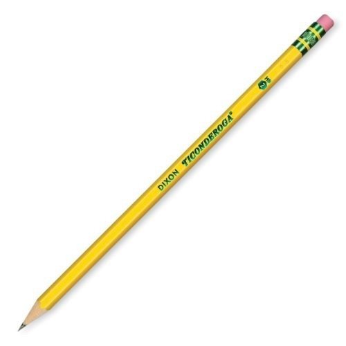 Ticonderoga Wood-Cased Pencils, Pre-Sharpened, 2 HB Soft, Yellow, 12 Count - Image 4