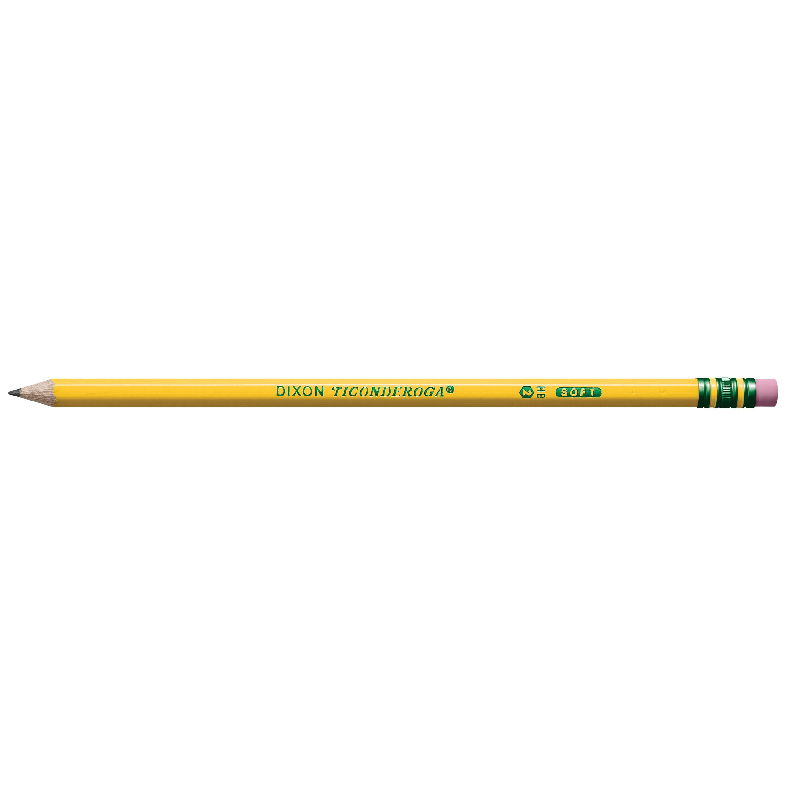 Ticonderoga Wood-Cased Pencils, Pre-Sharpened, 2 HB Soft, Yellow, 10 Count - Image 3