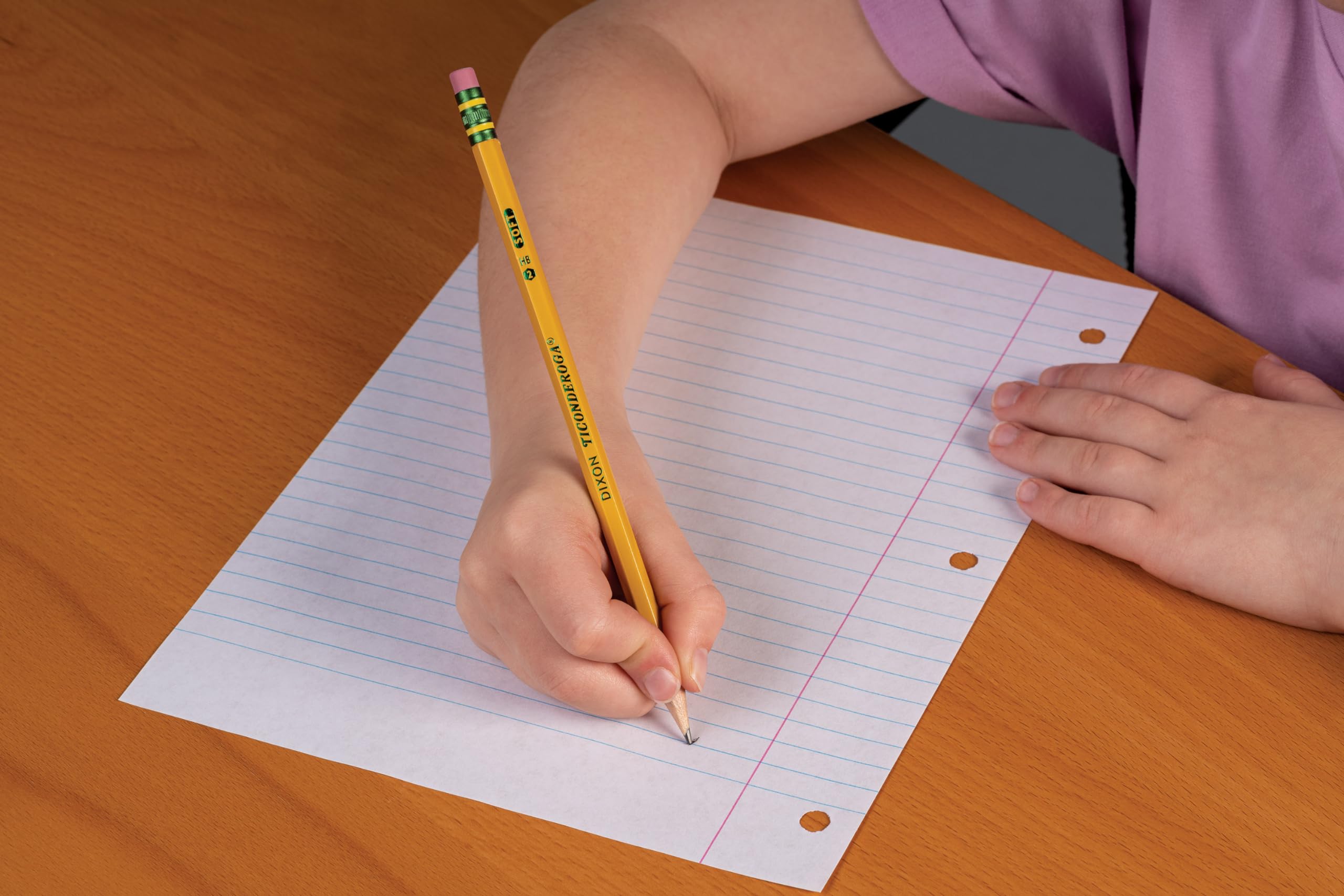 Ticonderoga Wood-Cased Pencils, Pre-Sharpened, 2 HB Soft, Yellow, 240 Count - Image 6